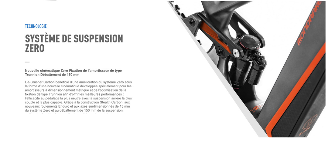 suspension ZERO MONDRAKER