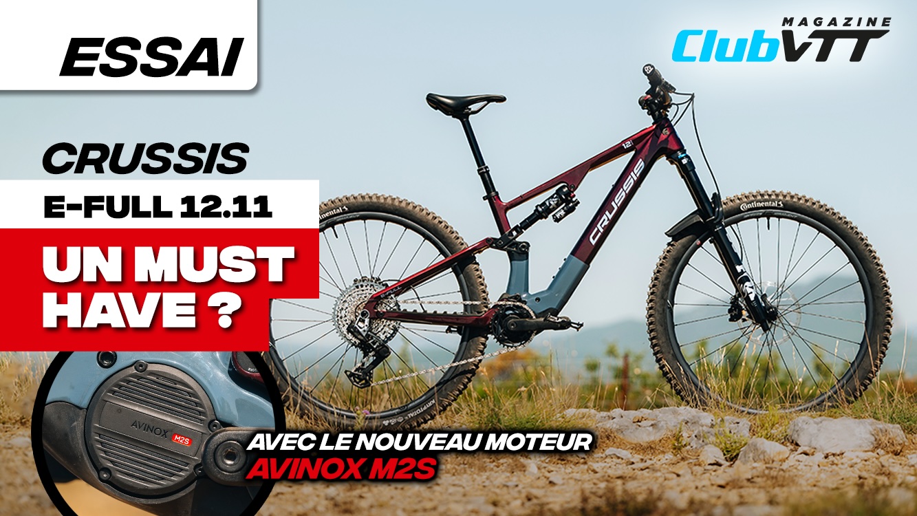test vtt électrique crussis e-full 12.11