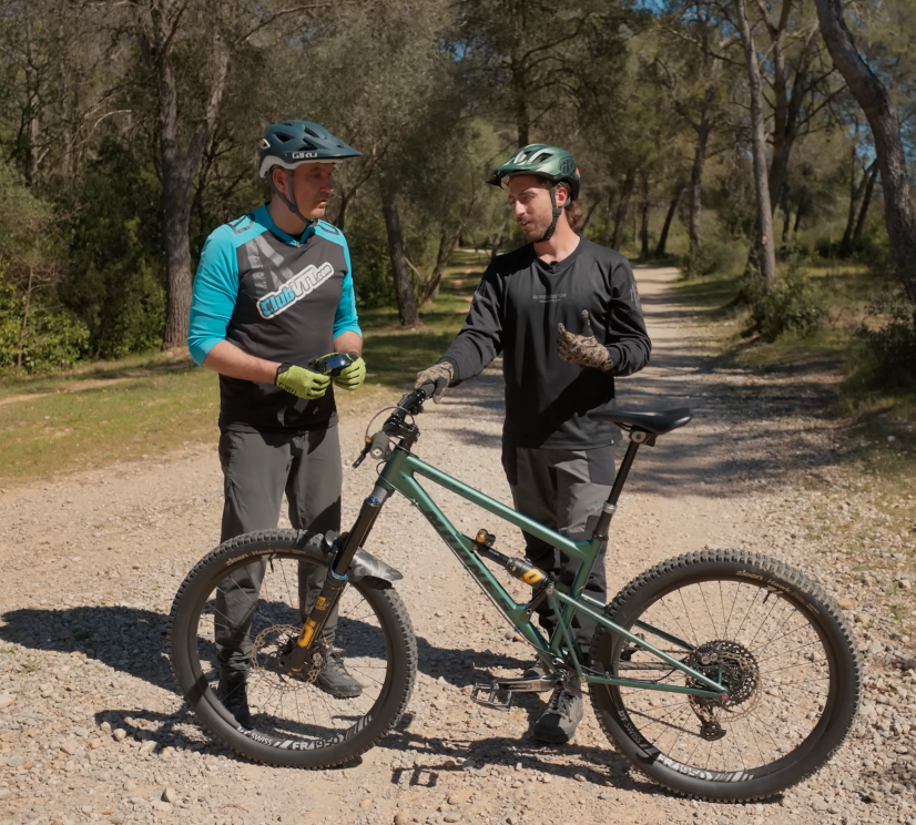reglage-vtt réglage poste de pilotage avant sortie vtt