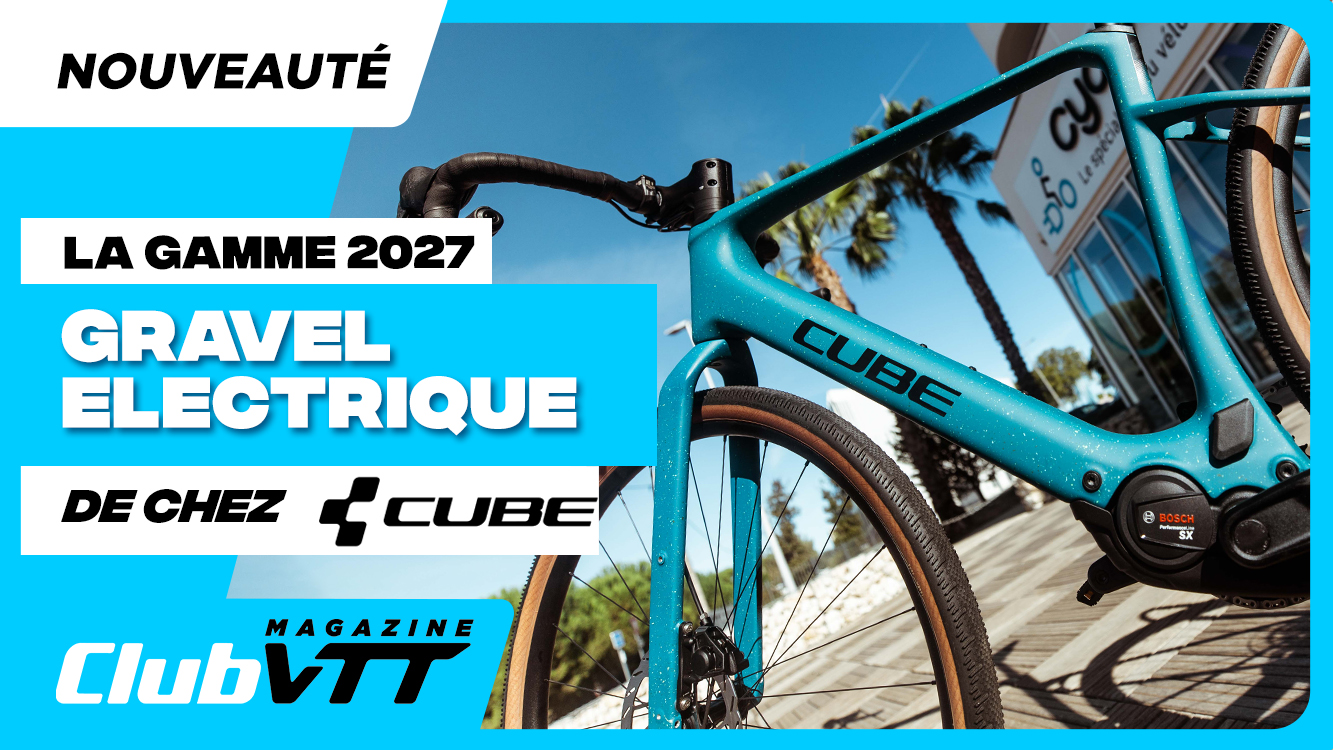 nouveau vélo gravel électrique cube nuroad hybrid 2027